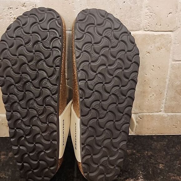 Birkenstock Gizeh Birko-Flor - Graceful Pearl White SIZE 37 /6- 6.5 NWOT - Picture 12 of 12